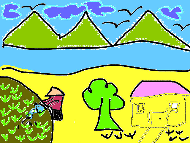 hoa-si-nhi/xem-tranh/10094/phong-canh-que-em.html
