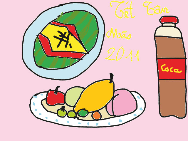 hoa-si-nhi/xem-tranh/105717/Mam-qua-ngay-Tet.html