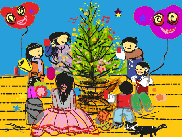 hoa-si-nhi/xem-tranh/106960/Don-xuan.html