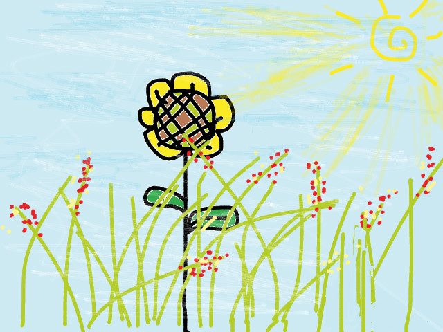 hoa-si-nhi/xem-tranh/108095/sun-flower-in-shinee.html