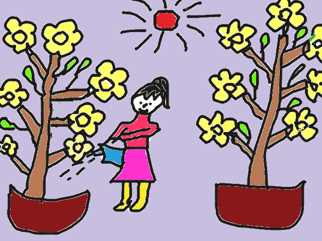 hoa-si-nhi/xem-tranh/111081/hoa-mai-ngay-tet.html