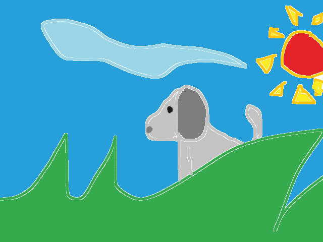 hoa-si-nhi/xem-tranh/111501/my-lost-dog.html