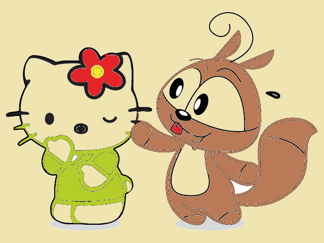 hoa-si-nhi/xem-tranh/112409/soc-choi-voi-meo.html