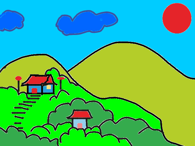 hoa-si-nhi/xem-tranh/114380/Phong-canh-den-Hung.html