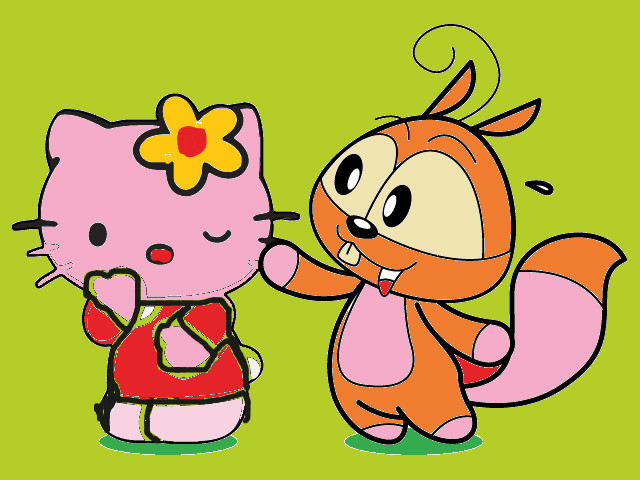 hoa-si-nhi/xem-tranh/115312/soc-nhi-va-meo-kitty.html