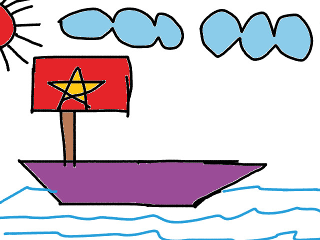 hoa-si-nhi/xem-tranh/119981/thuyen-chien-tranh-nuoc-Viet-Nam-tro-ve.html