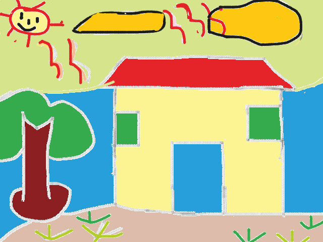hoa-si-nhi/xem-tranh/121157/nha-cua-em.html