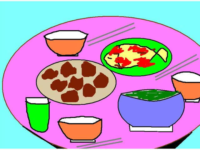 hoa-si-nhi/xem-tranh/124921/Bua-trua-bo-duong.html