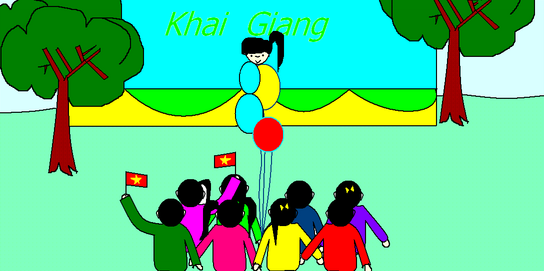 hoa-si-nhi/xem-tranh/128156/buoi-le-khai-giang.html