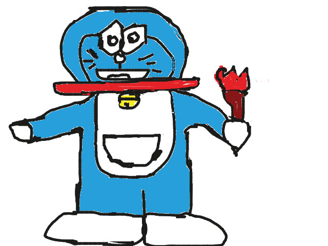 hoa-si-nhi/xem-tranh/132316/doraemon-vui-mung.html