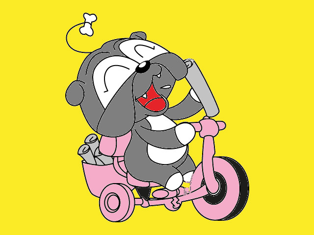 hoa-si-nhi/xem-tranh/134548/cho-bun-di-giao-ba-o.html
