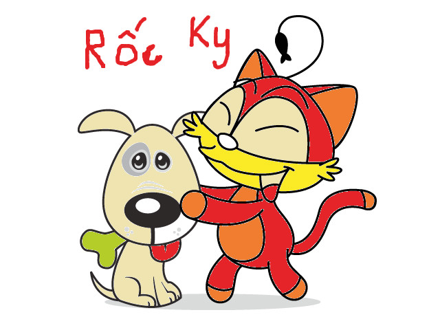 hoa-si-nhi/xem-tranh/139097/chu-cho-rocky.html