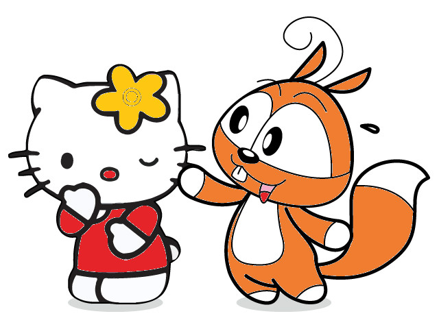 hoa-si-nhi/xem-tranh/140072/soc-nhi-de-thuong-meo-hello-kitty-dang-yeu.html