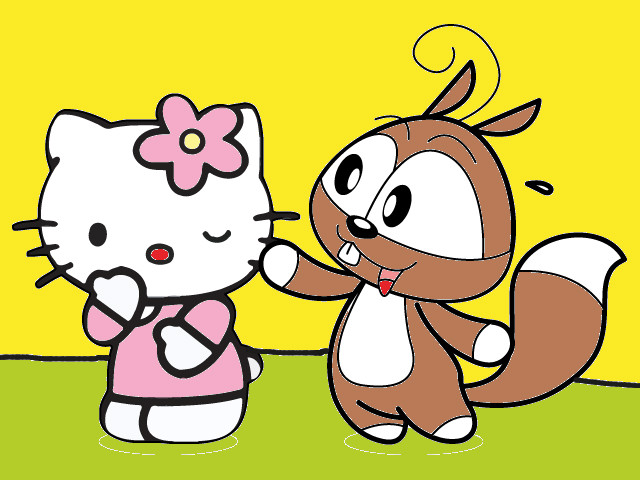hoa-si-nhi/xem-tranh/141347/soc-dang-choi-voi-kitty.html