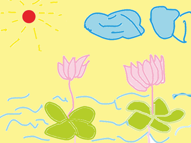 hoa-si-nhi/xem-tranh/145747/hoa-sen-lang-que.html
