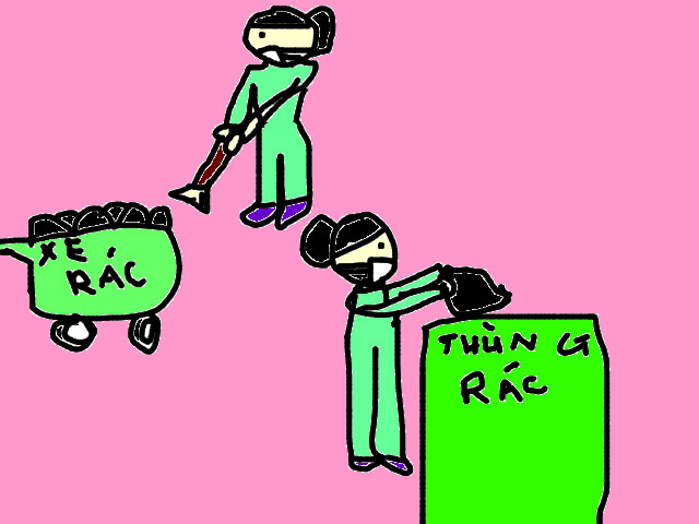 hoa-si-nhi/xem-tranh/145773/co-lao-cong-thu-don-rac.html