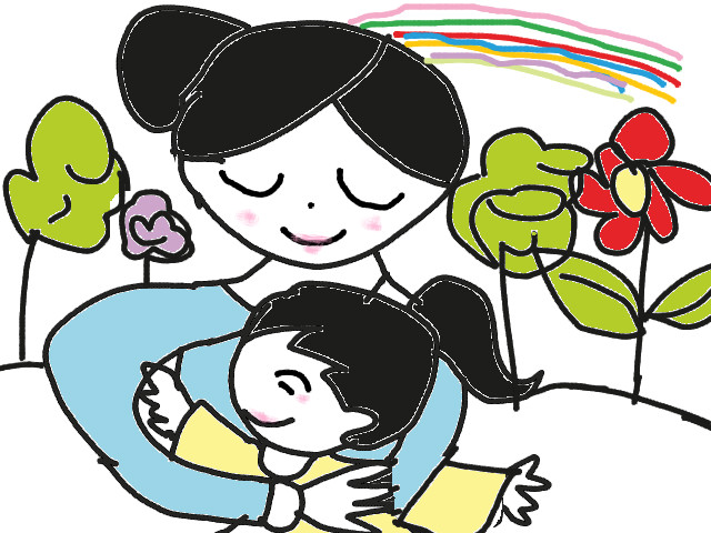 hoa-si-nhi/xem-tranh/145840/me-va-be.html