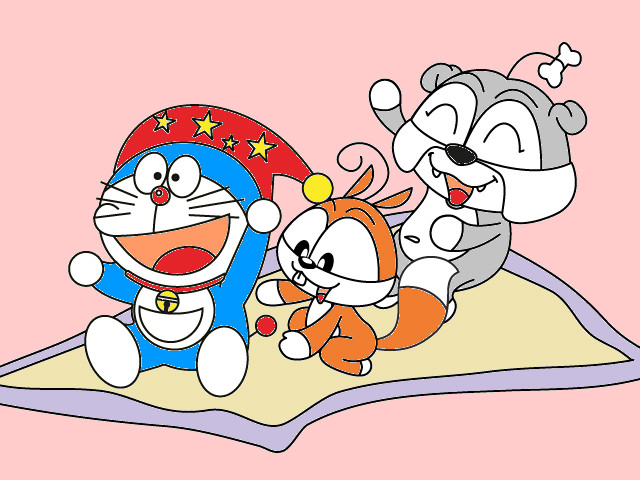 hoa-si-nhi/xem-tranh/148243/cung-bay-len-cung-doraemon.html