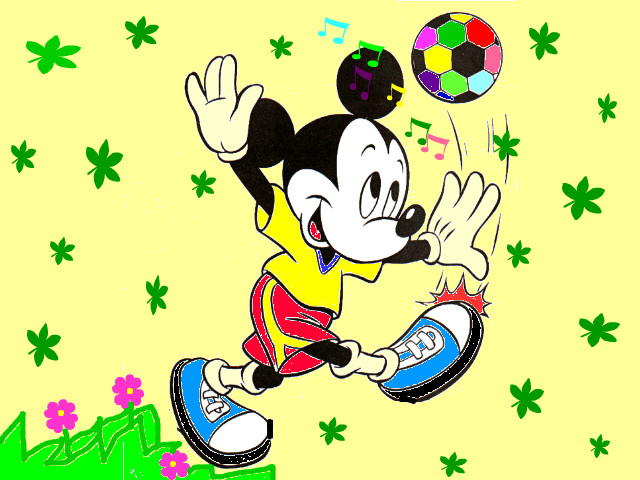 hoa-si-nhi/xem-tranh/14939/mickey-da-bong.html