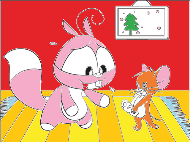 hoa-si-nhi/xem-tranh/152988/mon-qua-noel.html