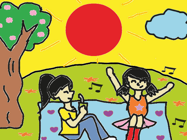 hoa-si-nhi/xem-tranh/153324/Go-camping.html