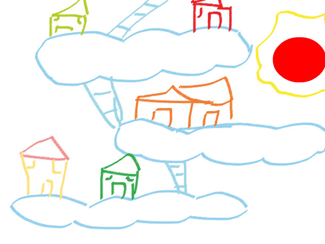 hoa-si-nhi/xem-tranh/154662/nha-tren-may.html