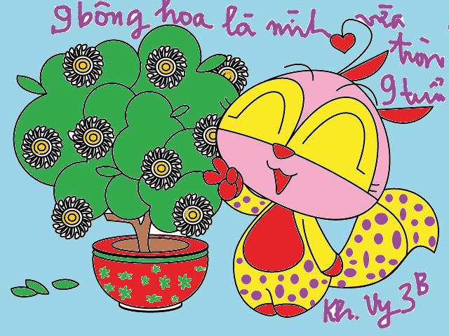 hoa-si-nhi/xem-tranh/155282/vua-dung-tuoi-cua-minh.html