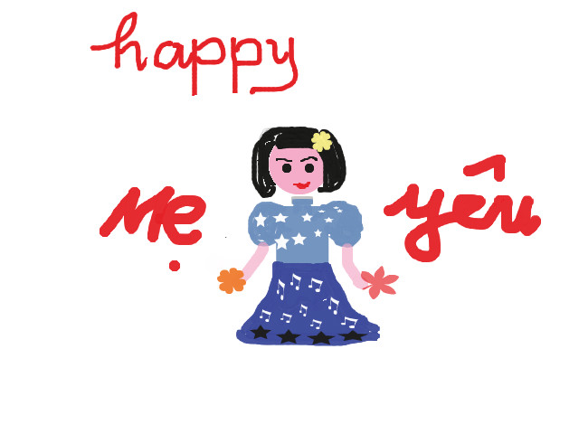 hoa-si-nhi/xem-tranh/156853/Me-yeu.html