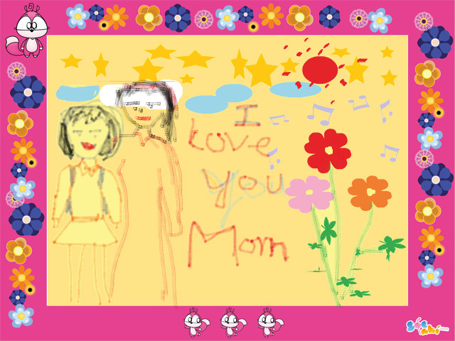 hoa-si-nhi/xem-tranh/157343/I-love-my-Mom.html