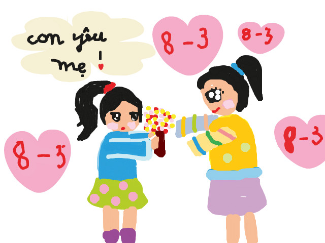 hoa-si-nhi/xem-tranh/157415/mung-ngay-8-3.html
