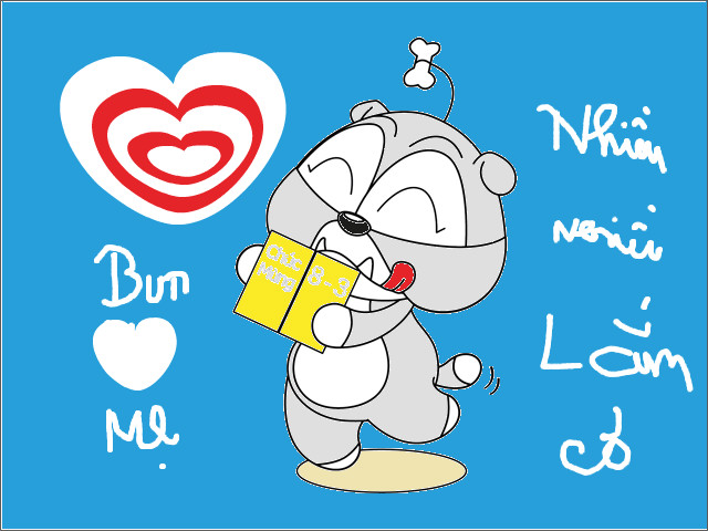 hoa-si-nhi/xem-tranh/157507/Bun-rat-yeu-me.html