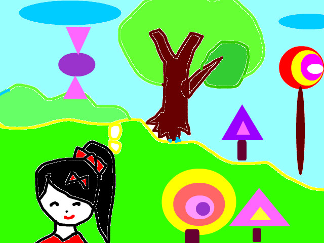 hoa-si-nhi/xem-tranh/158334/the-gioi-keo-ngot.html