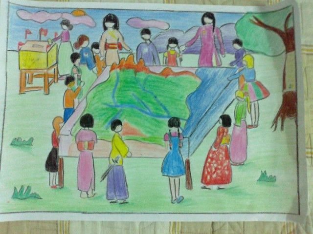 hoa-si-nhi/xem-tranh/159647/mai-nha-chung.html