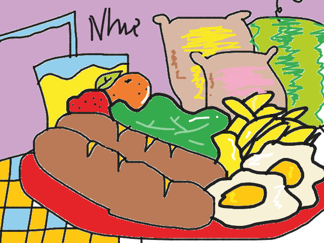 hoa-si-nhi/xem-tranh/159790/Mon-an-bua-sang.html