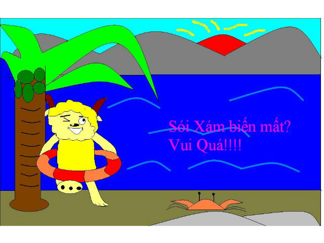 hoa-si-nhi/xem-tranh/162171/Mua-he-soi-dong-cua-Cuu-Vui-Ve-va-Soi-Xam.html