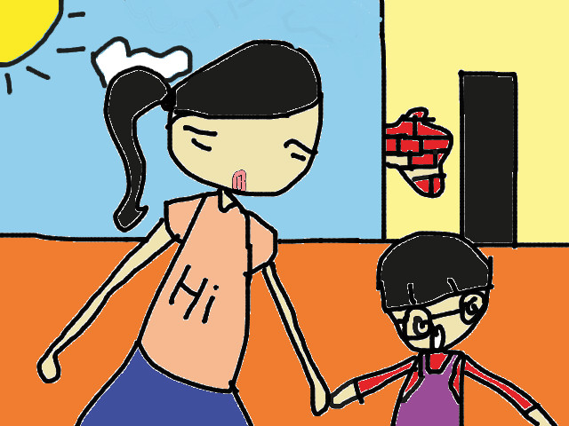 hoa-si-nhi/xem-tranh/163750/chi-dan-em-di-choi.html