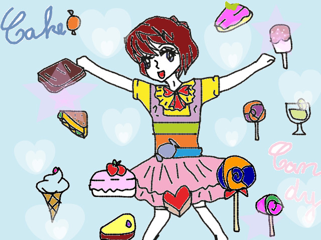 hoa-si-nhi/xem-tranh/166349/Candy-and-cake-s-world.html