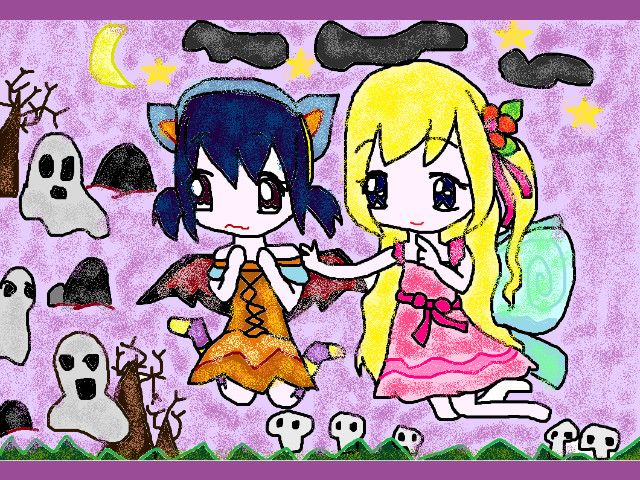 hoa-si-nhi/xem-tranh/166498/A-scary-night.html