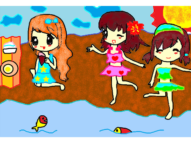 hoa-si-nhi/xem-tranh/167664/Hot-summer.html