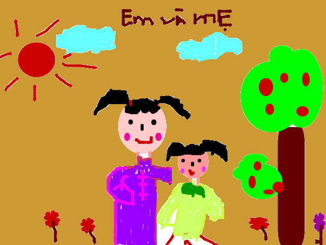 hoa-si-nhi/xem-tranh/16774/me-va-em.html