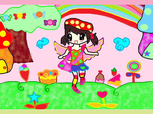 hoa-si-nhi/xem-tranh/167798/Sweets-Wonderland.html