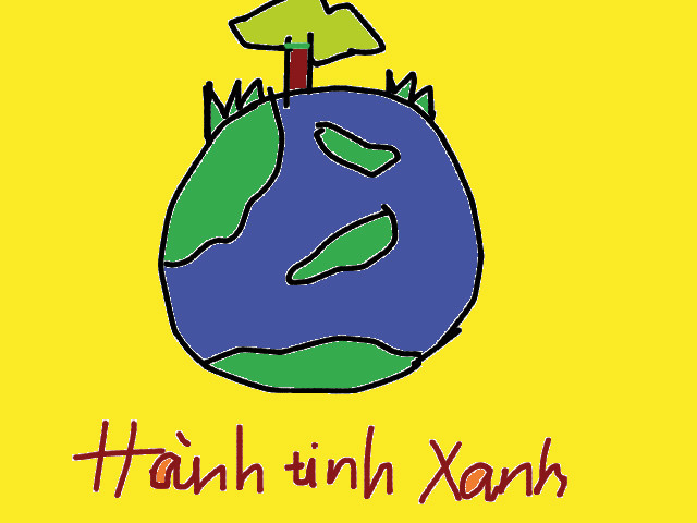 hoa-si-nhi/xem-tranh/168661/Hanh-tinh-xanh.html