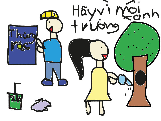 hoa-si-nhi/xem-tranh/168663/Hay-giu-moi-truong-xanh-vi-mot-hanh-tinh.html