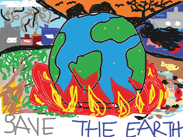 hoa-si-nhi/xem-tranh/169055/save-the-earth.html