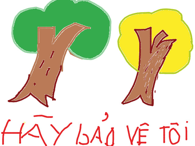 hoa-si-nhi/xem-tranh/174135/Bao-ve-cay-xanh.html