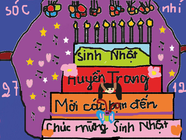 hoa-si-nhi/xem-tranh/174793/Banh-GaTo-Sinh-Nhat.html