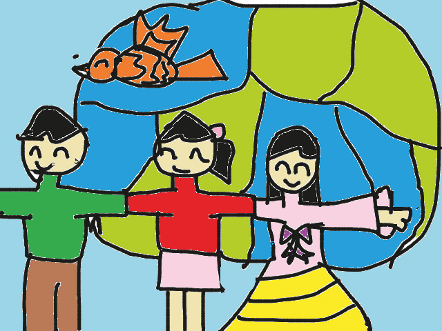 hoa-si-nhi/xem-tranh/175018/hanh-tinh-xanh-cua-be.html