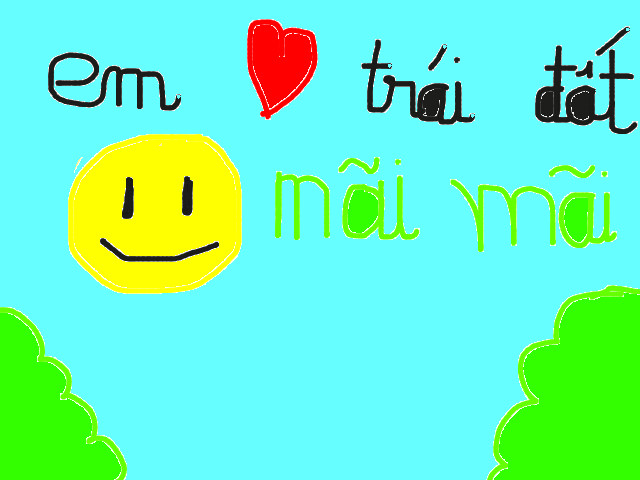 hoa-si-nhi/xem-tranh/175504/mau-xanh-mai-mai.html