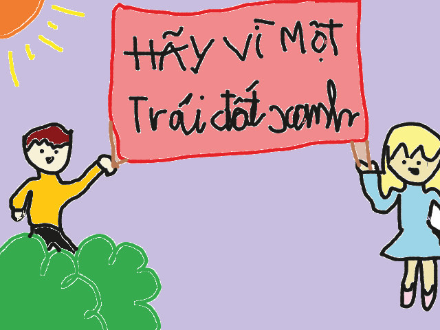 hoa-si-nhi/xem-tranh/175751/hay-vi-mot-moi-truong-xanh.html