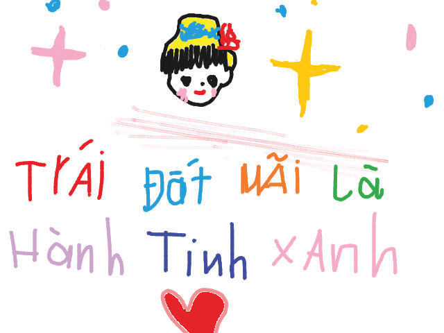 hoa-si-nhi/xem-tranh/175833/Trai-dat-mai-la-hanh-tinh-xanh.html